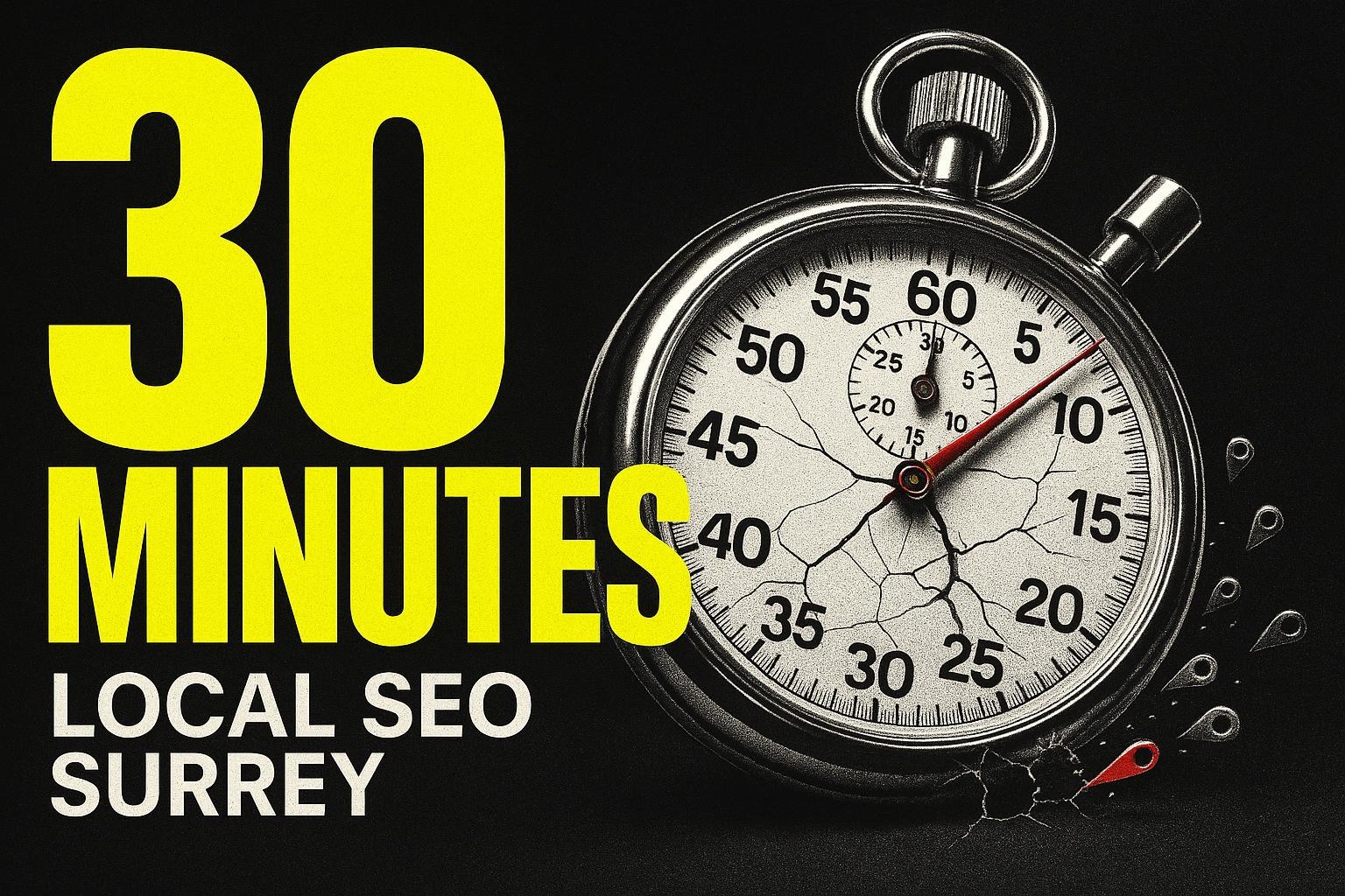 Local SEO in Surrey: the 30-minute checklist for an owner-run business