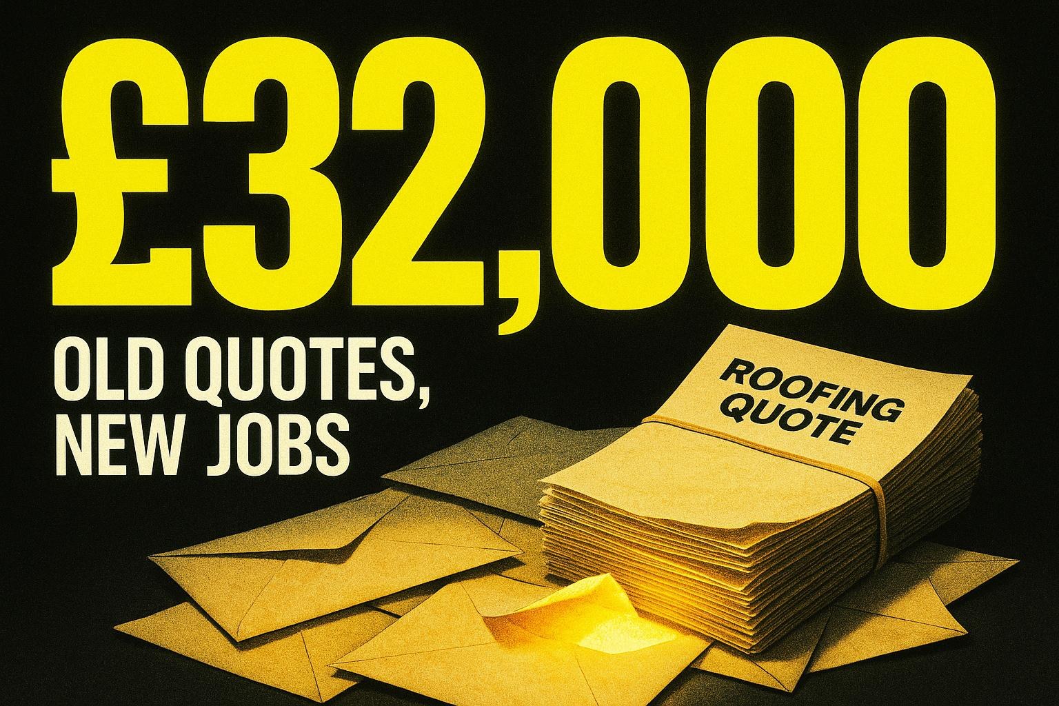 Old leads: the quotes nobody answered are your cheapest jobs