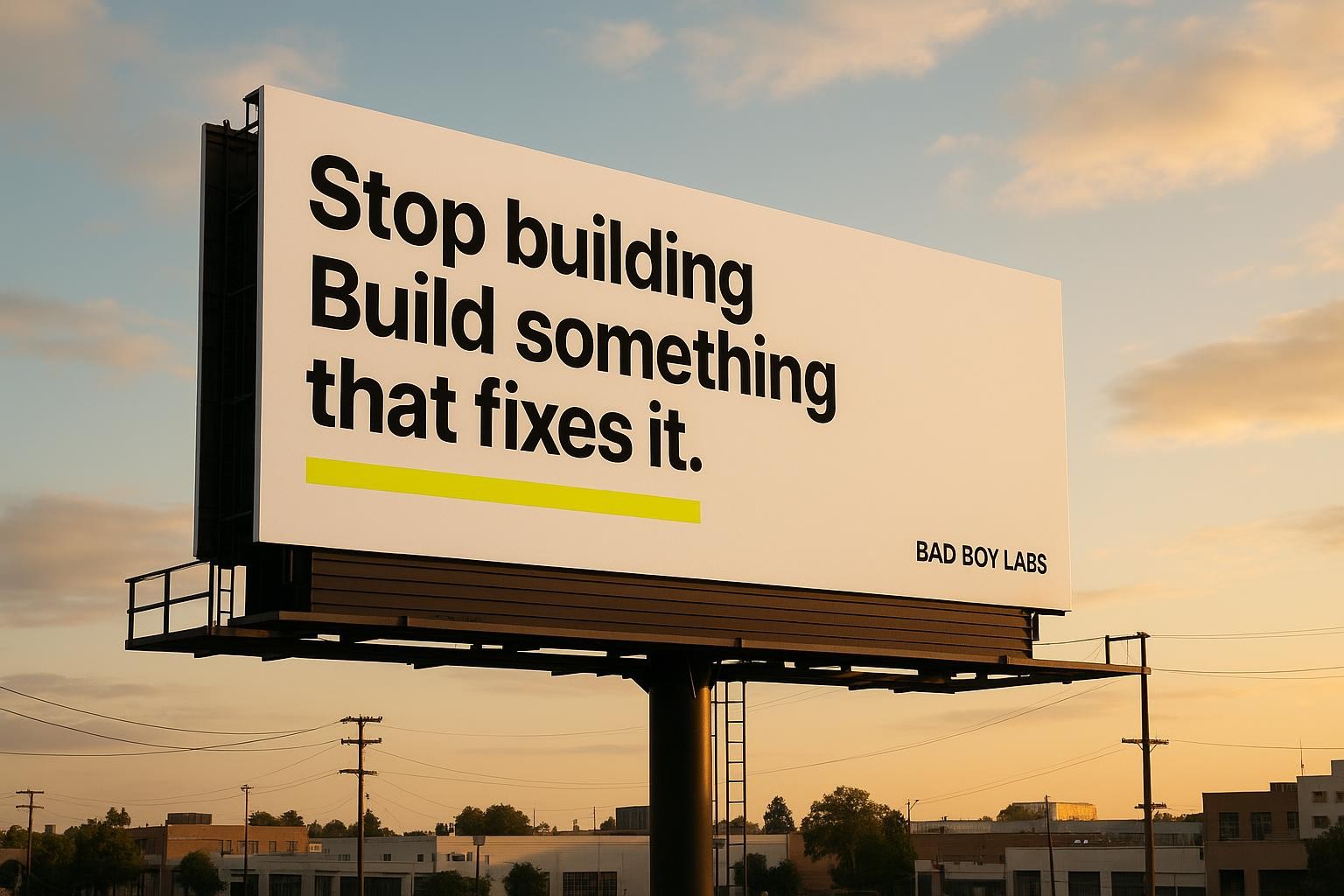 Stop building dashboards. Build an operator that does the work and leaves a receipt.