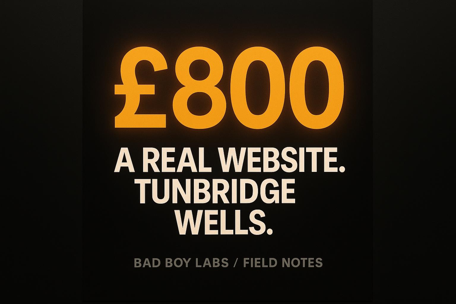 How Much Does a Website Cost in Tunbridge Wells?