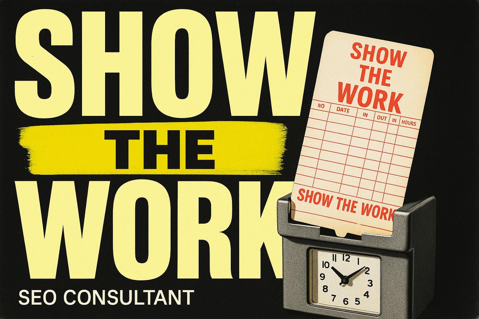What does an SEO consultant actually do all month? (and how to check)